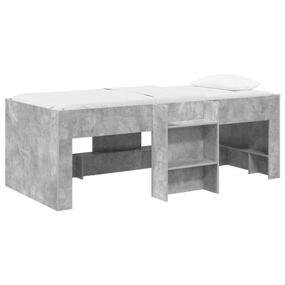 Letto Alto per Bambini Calcestruzzo 203 x 101,1 x 68,5 cm | homemem39