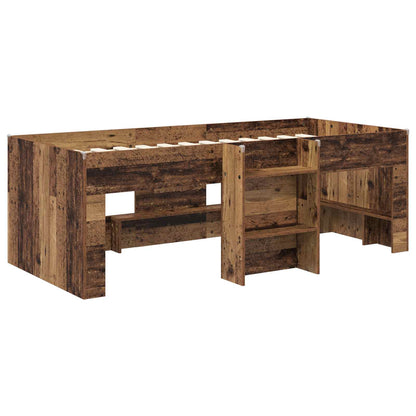 Letto Alto per Bambini Legno antico 203 x 101,1 x 68,5 cm | homemem39
