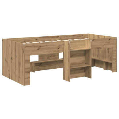 Letto Alto per Bambini Rovere Artigianale 203 x 101,1 x 68,5 cm | homemem39
