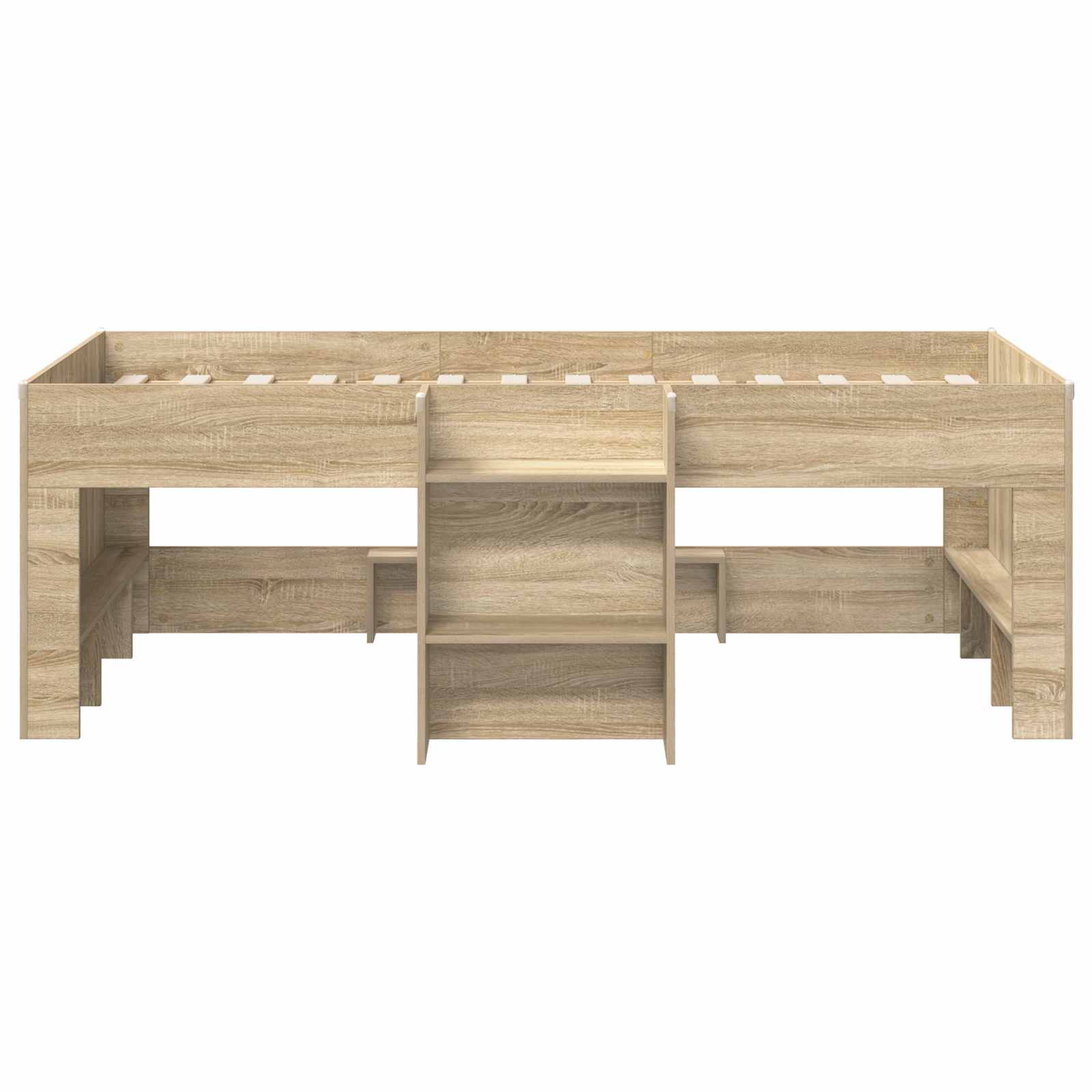 Letto Alto per Bambini Rovere Sonoma 90 x 200 cm | homemem39