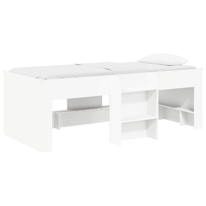 Letto Alto per Bambini Bianco 98.5 x 200 cm | homemem39