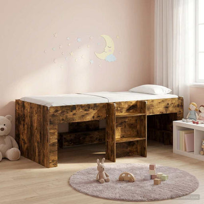 Letto Alto per Bambini Rovere Fumo 98.5 x 200 cm | homemem39