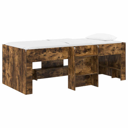 Letto Alto per Bambini Rovere Fumo 98.5 x 200 cm | homemem39