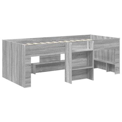 Letto Alto per Bambini Sonoma grigio 98.5 x 200 cm | homemem39