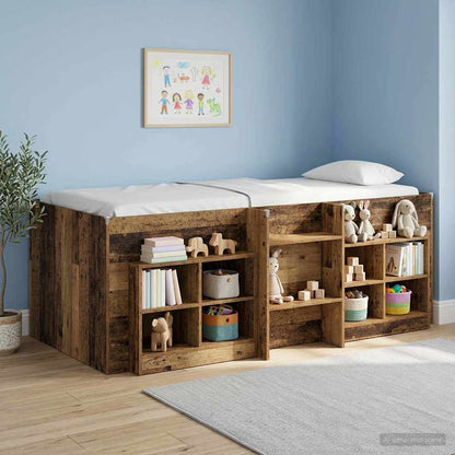 Letto Alto per Bambini Legno antico 98.5 x 200 cm | homemem39