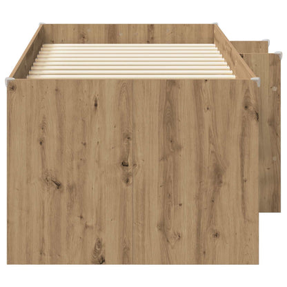 Letto Alto per Bambini Rovere Artigianale 98.5 x 200 cm | homemem39