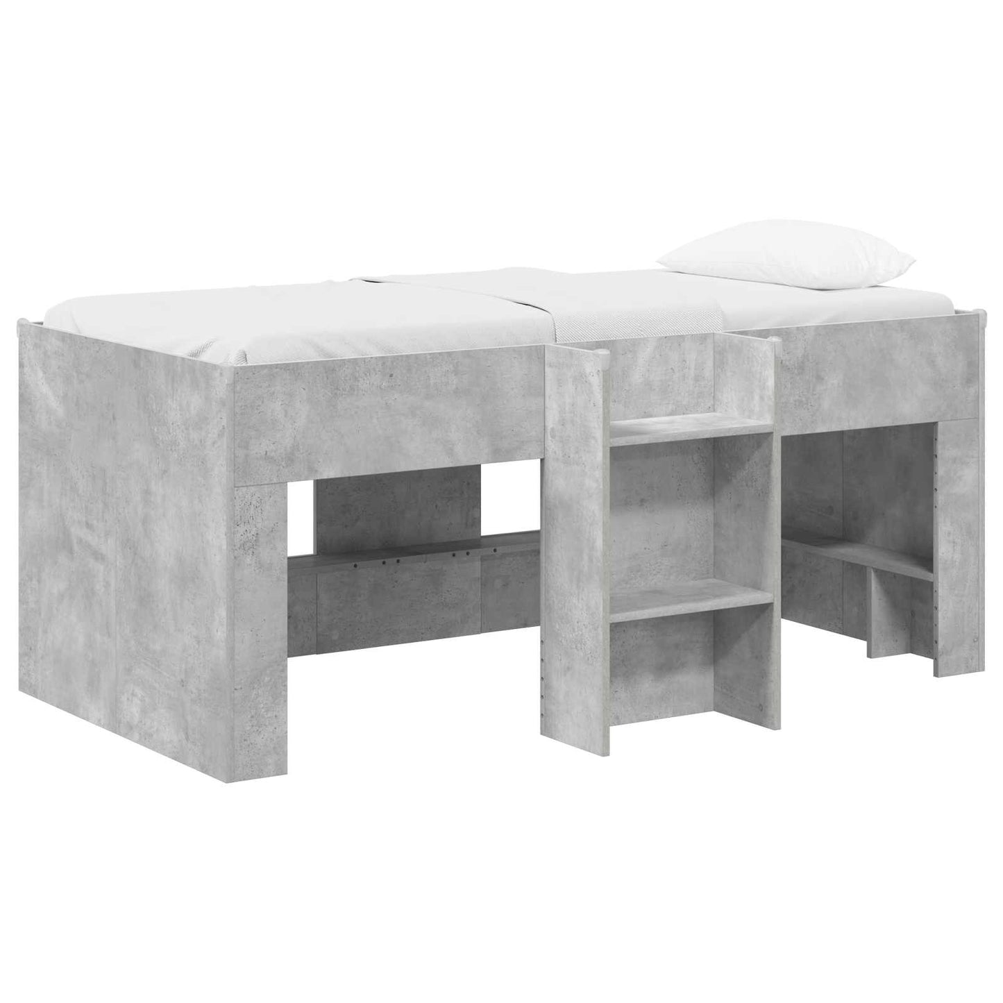 Letto Alto per Bambini Calcestruzzo 163 x 101,1 x 68,5 cm