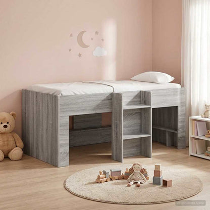 Letto Alto per Bambini Sonoma grigio 163 x 101,1 x 68,5 cm | homemem39