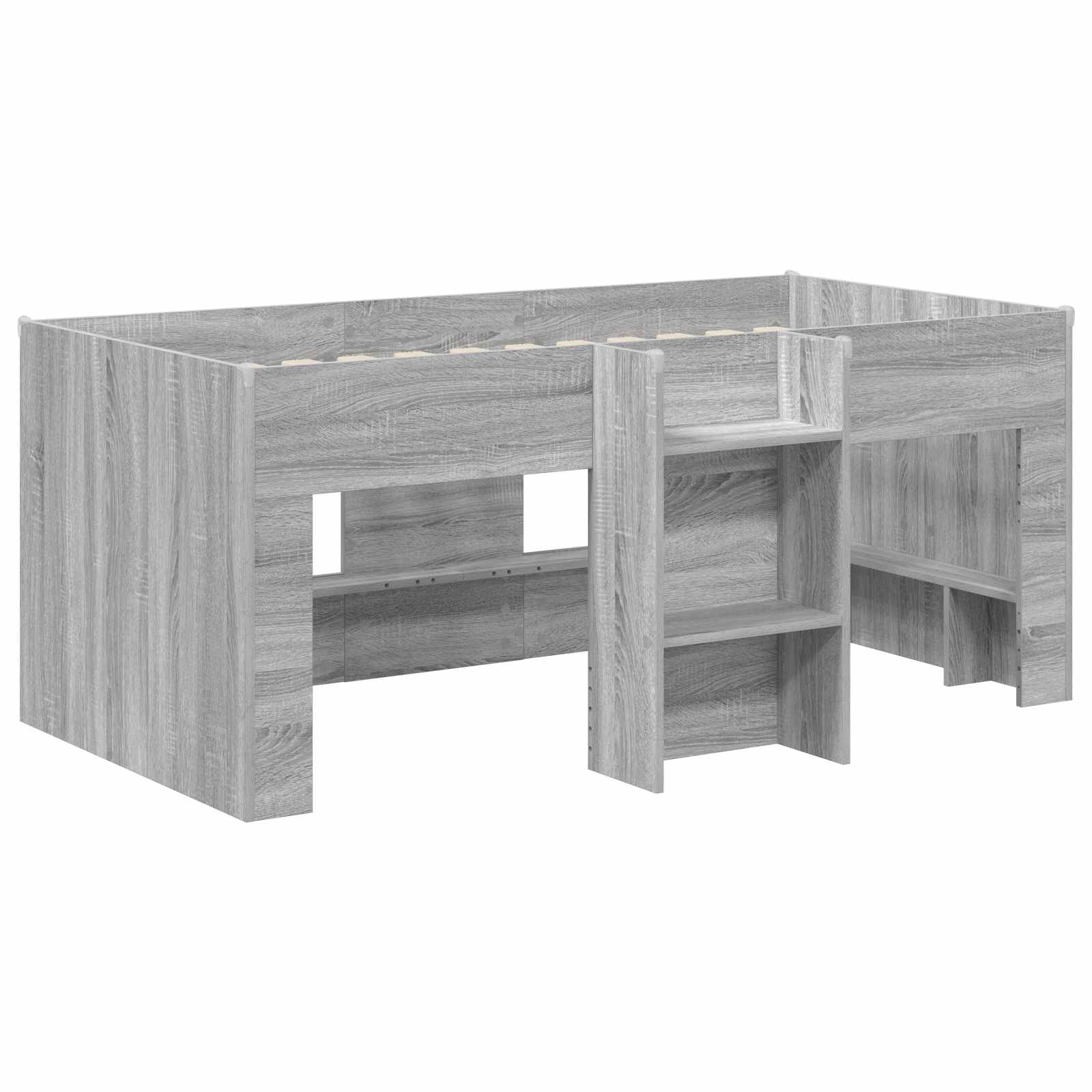 Letto Alto per Bambini Sonoma grigio 163 x 101,1 x 68,5 cm | homemem39