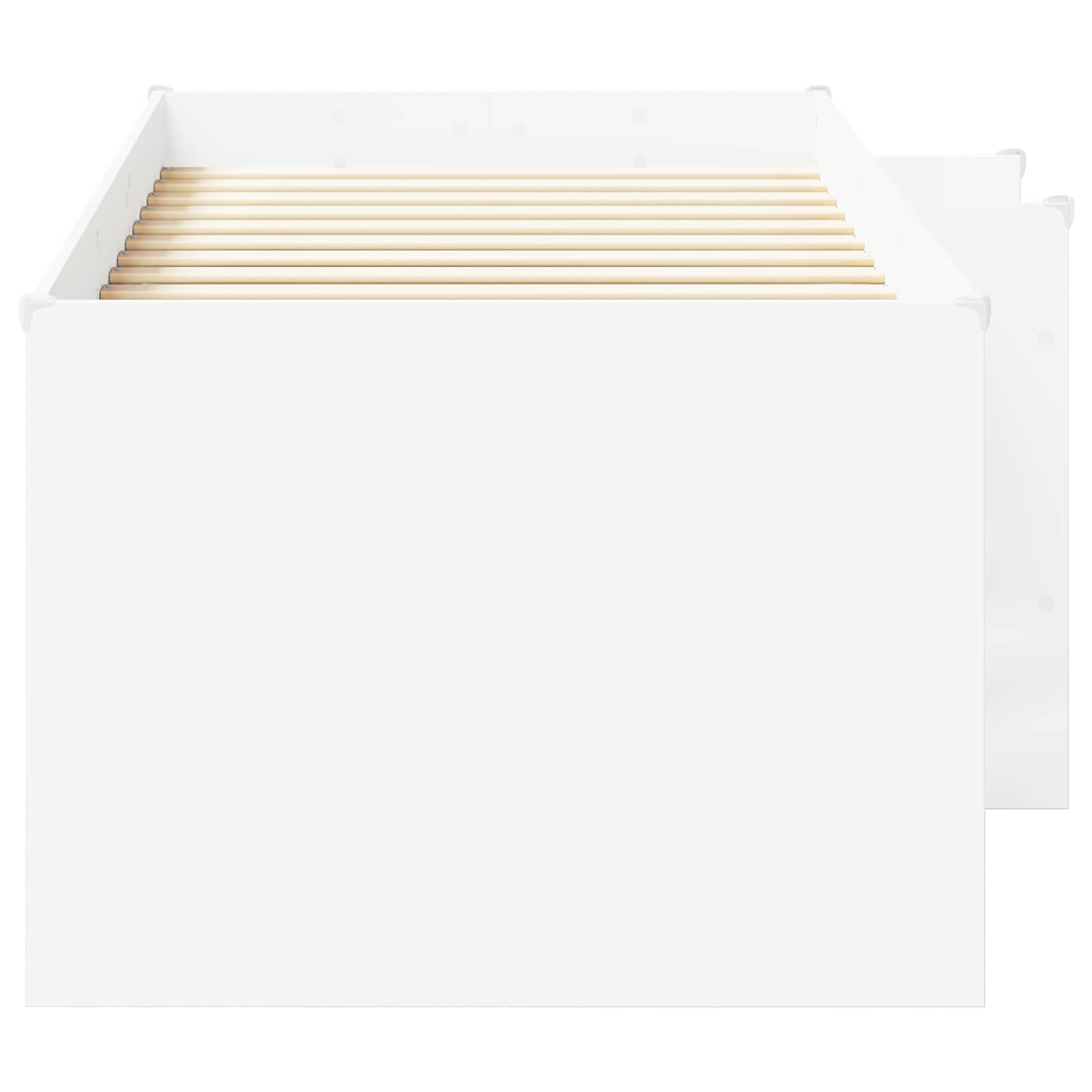 Letto Alto per Bambini Bianco 90 x 190 cm Legno ingegnerizzato | homemem39