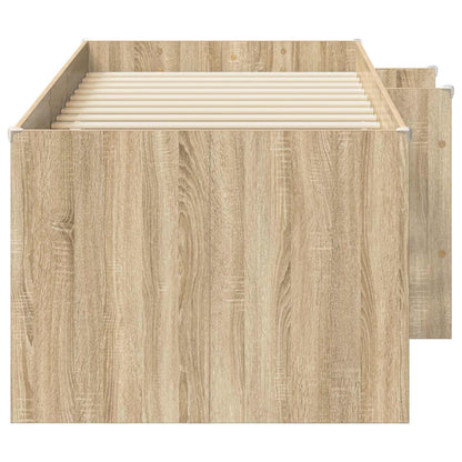Letto Alto per Bambini Rovere Sonoma 90 x 190 cm | homemem39