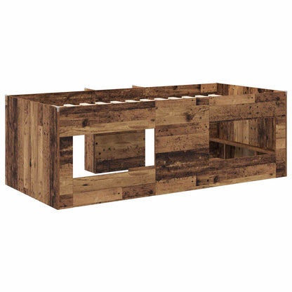 Letto Alto per Bambini Legno antico 90 x 190 cm | homemem39