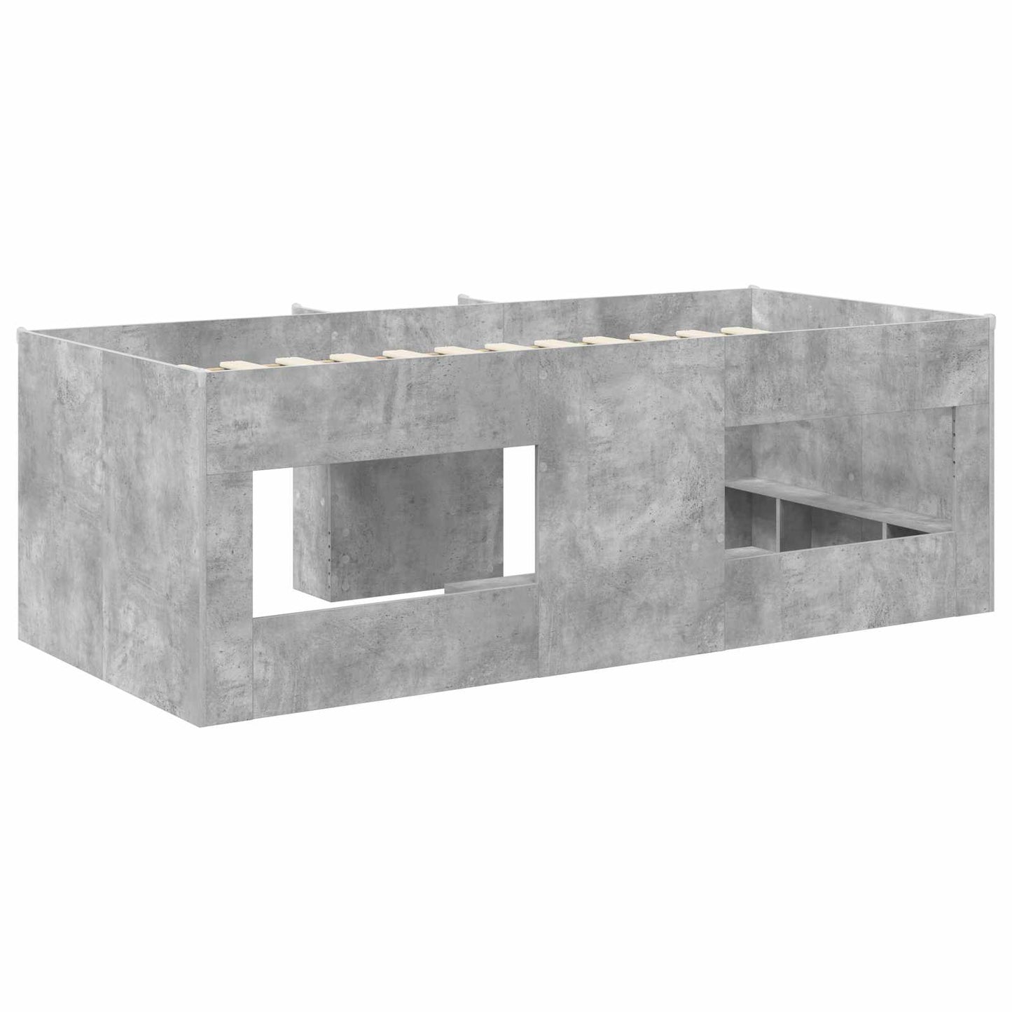 Letto Alto per Bambini Calcestruzzo 193 x 96,1 x 68,5 cm | homemem39