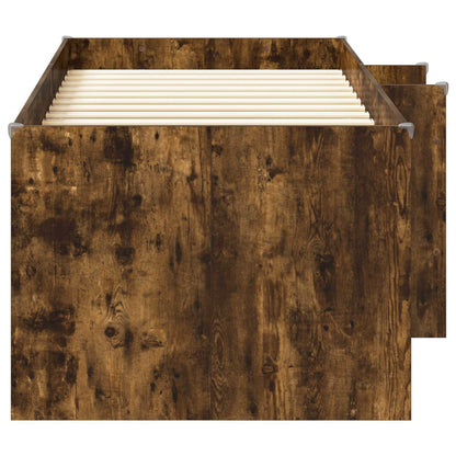 Letto Alto per Bambini Rovere Fumo 193 x 96,1 x 68,5 cm | homemem39