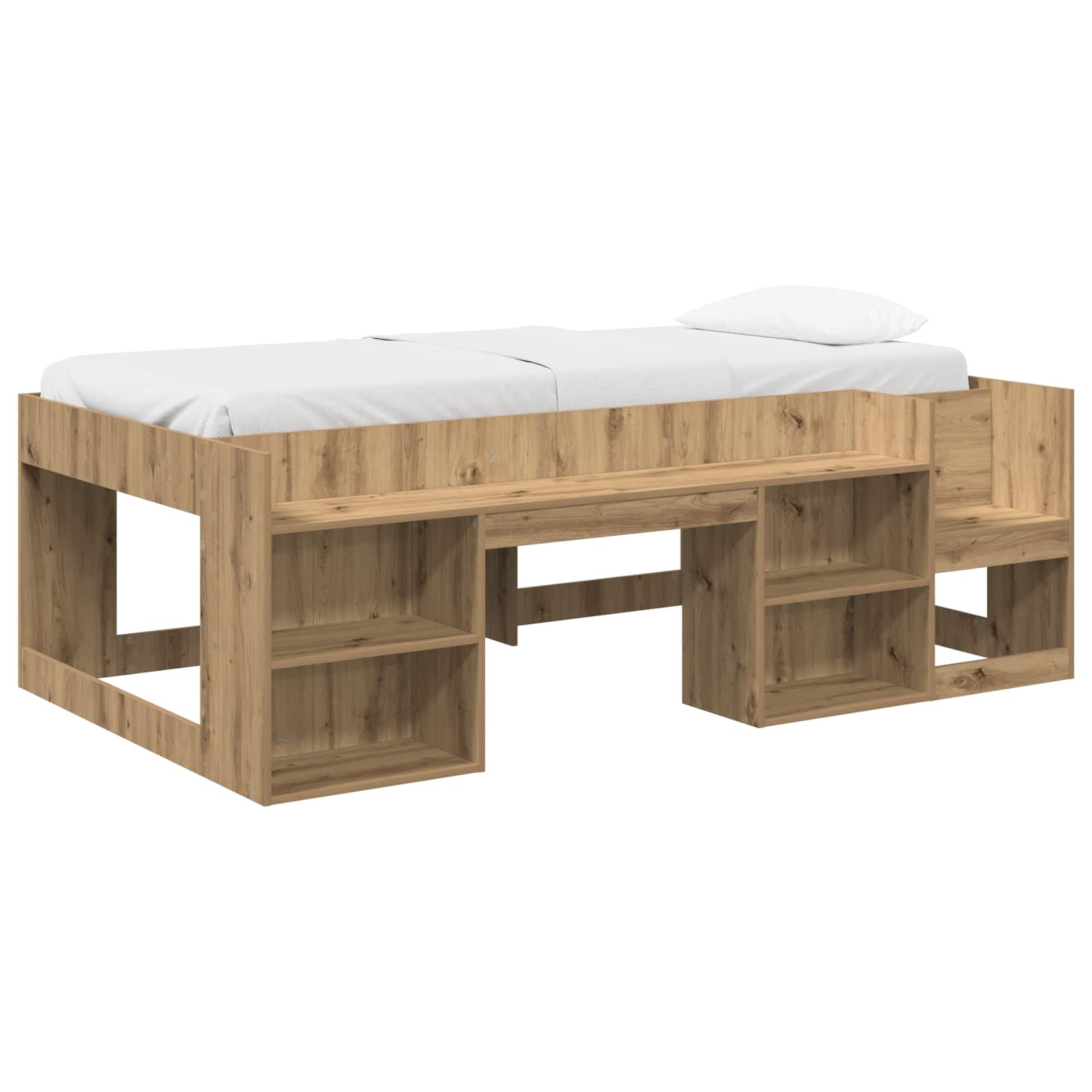 Telaio del letto con storage Rovere Artigianale 80 x 200 cm | homemem39