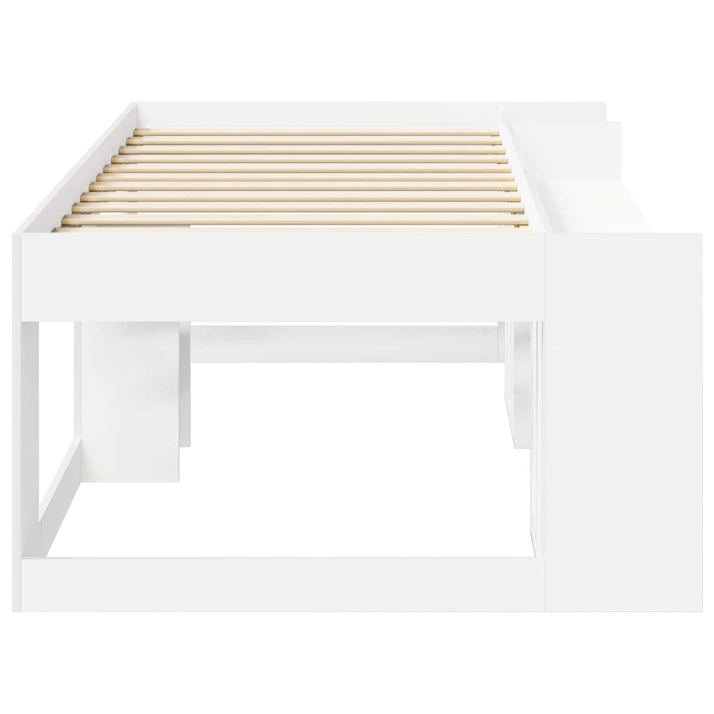 Telaio del letto con storage Bianco 98.5 x 200 cm | homemem39