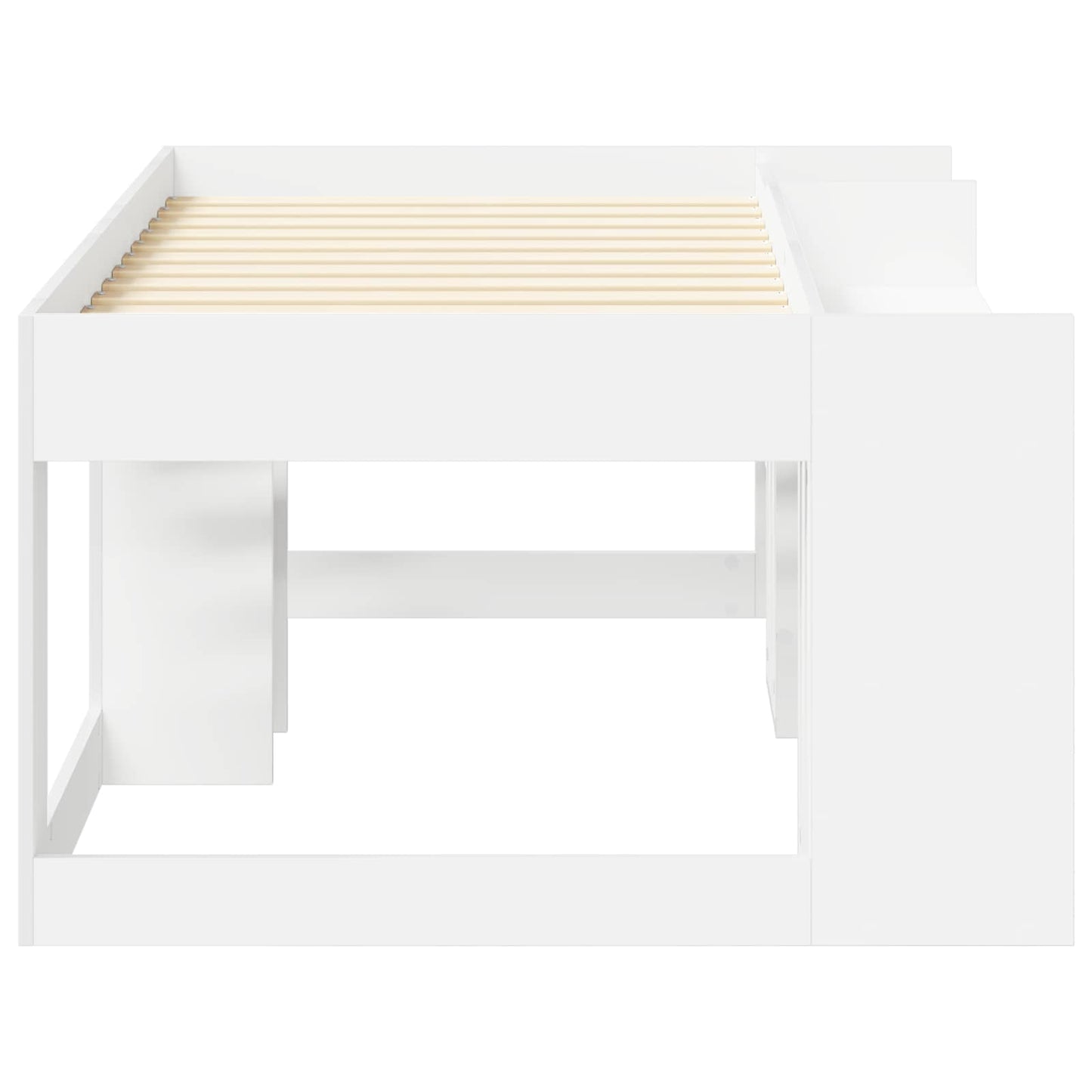 Telaio del letto con storage Bianco 80 x 160 cm | homemem39