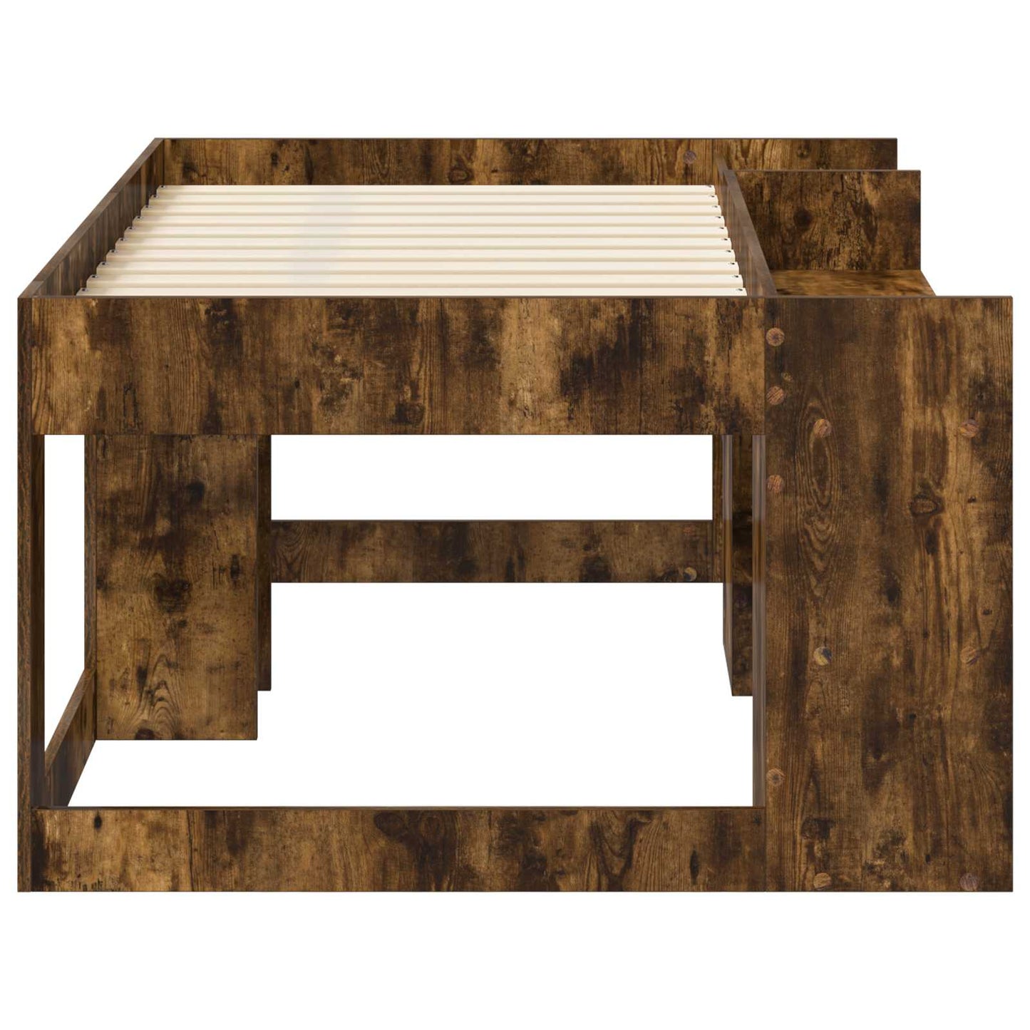 Telaio del letto con storage Rovere Fumo 80 x 160 cm | homemem39