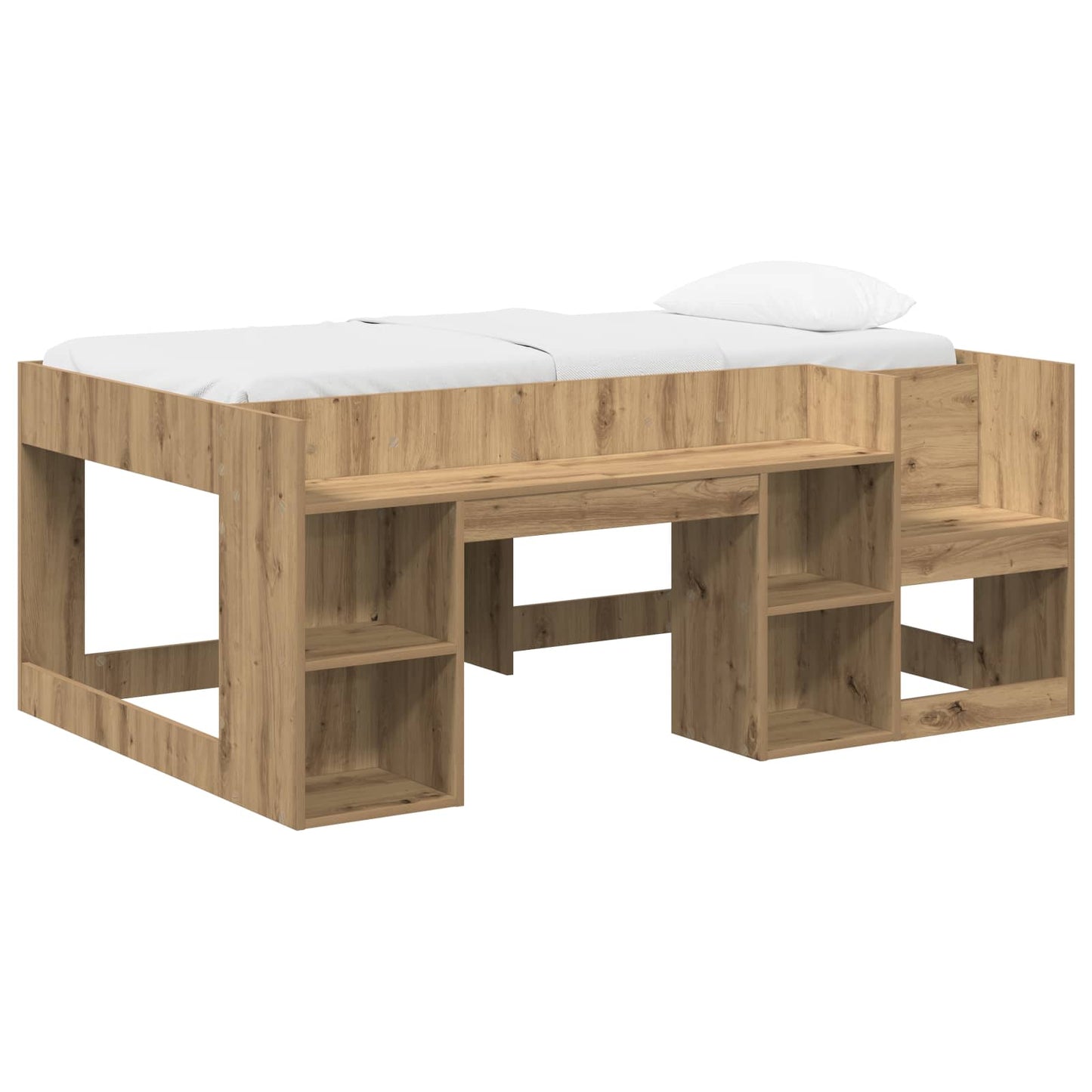 Telaio del letto con storage Rovere Artigianale 80 x 160 cm | homemem39