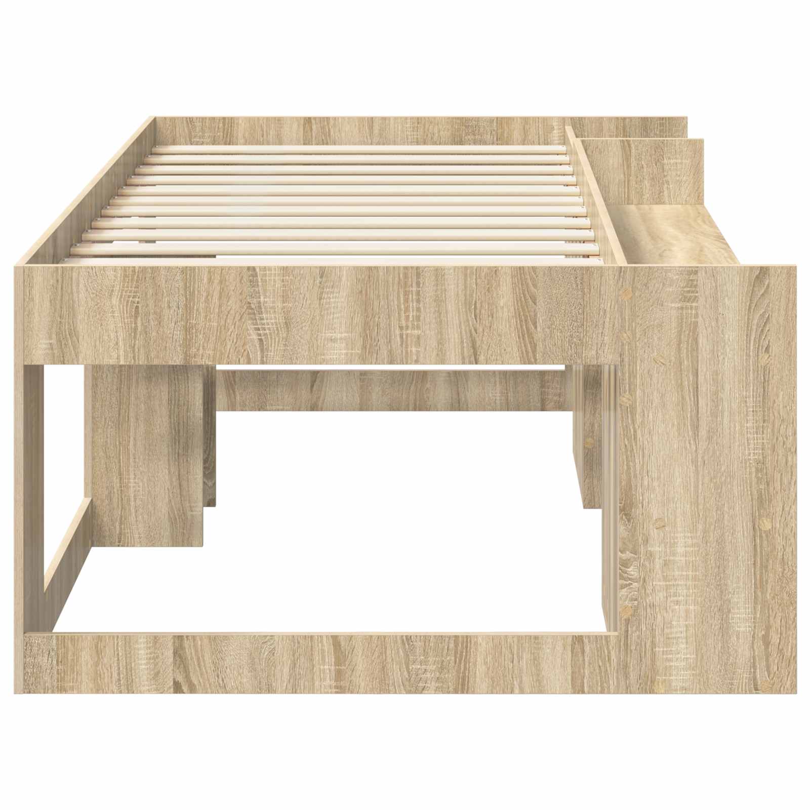 Telaio del letto con storage Rovere Sonoma 90 x 190 cm | homemem39