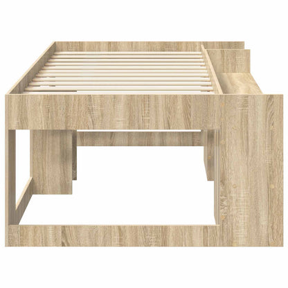 Telaio del letto con storage Rovere Sonoma 90 x 190 cm | homemem39