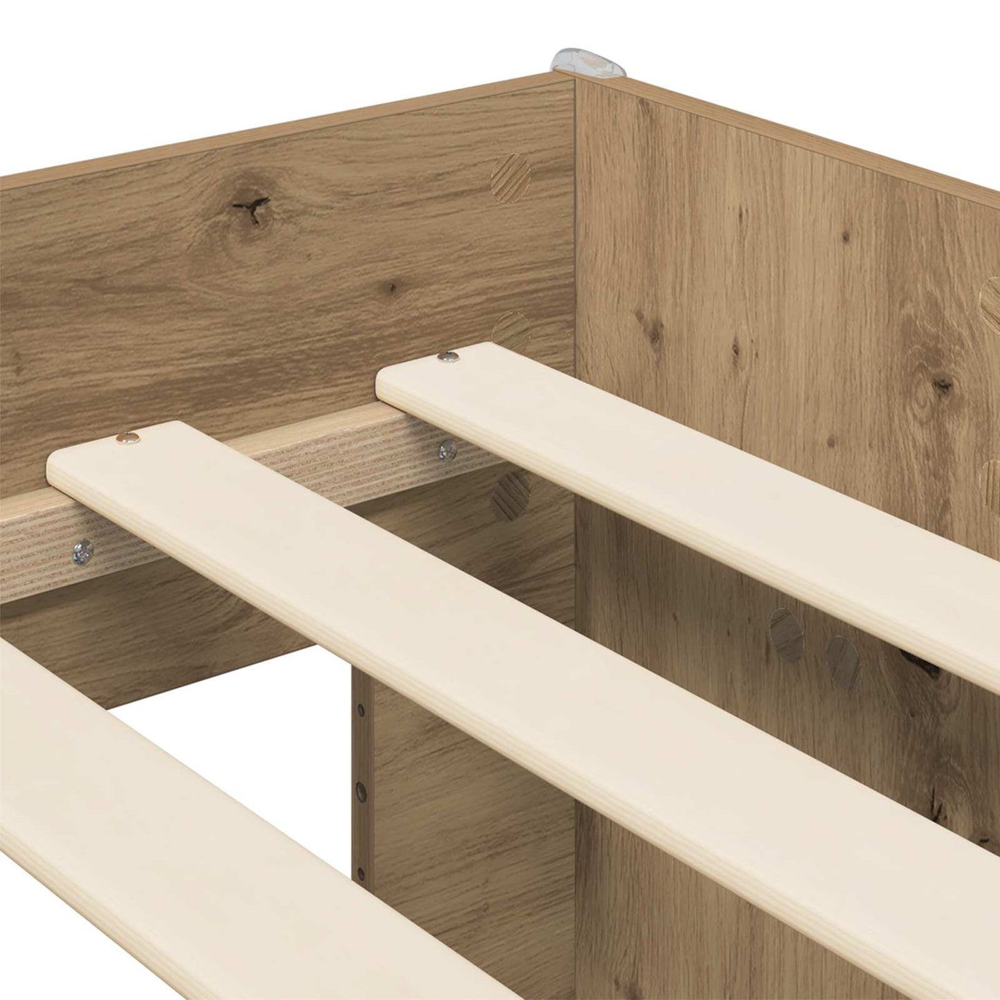 Telaio del letto con storage Rovere Artigianale 75 x 190 cm | homemem39