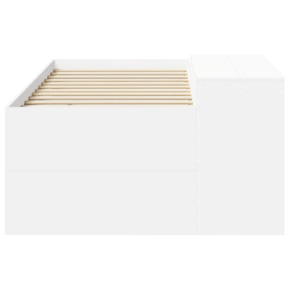 Letto alto per bambini con scrivania Bianco 90 x 200 cm | homemem39