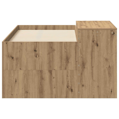 Letto alto per bambini con scrivania Rovere Artigianale | homemem39