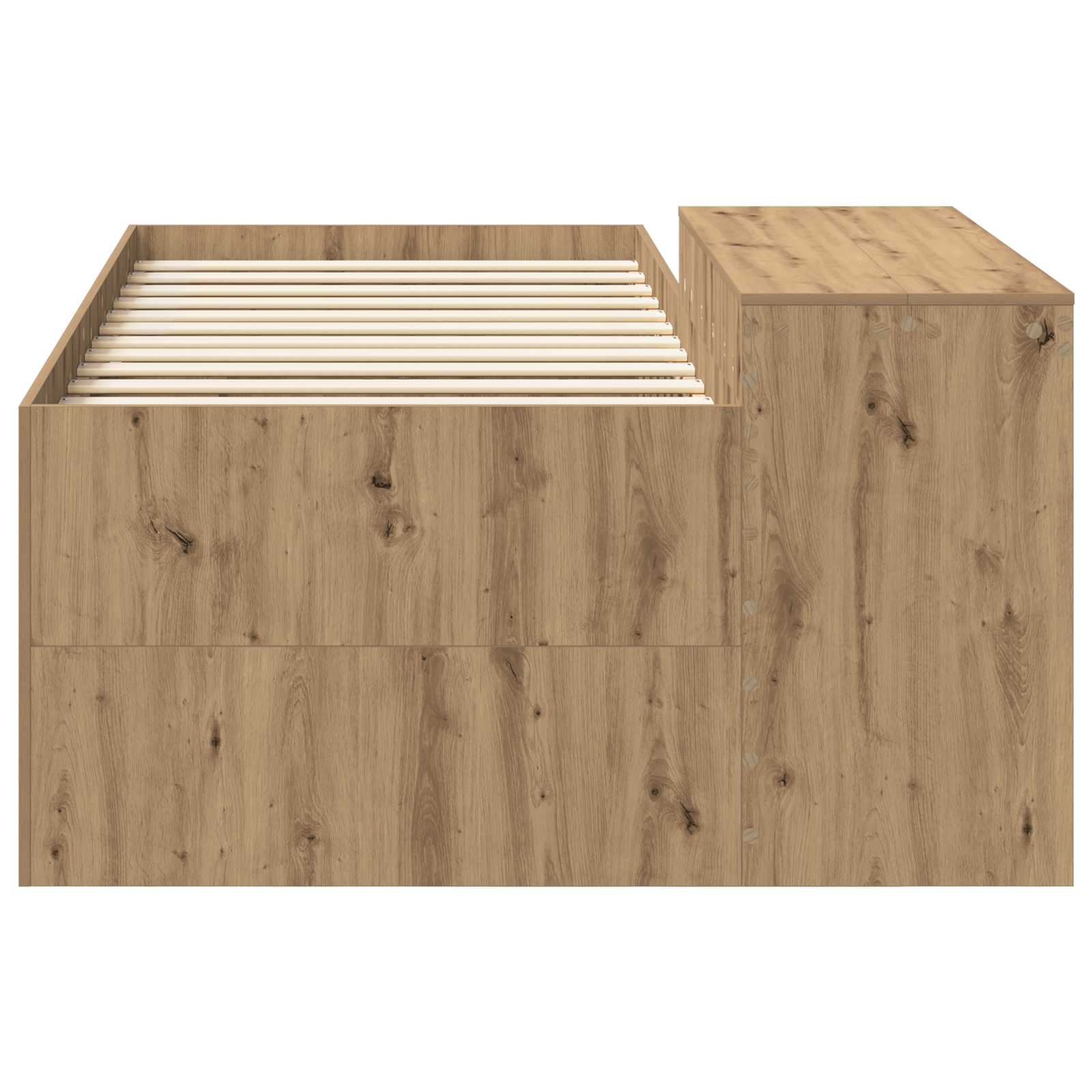 Letto alto per bambini con scrivania Rovere Artigianale | homemem39