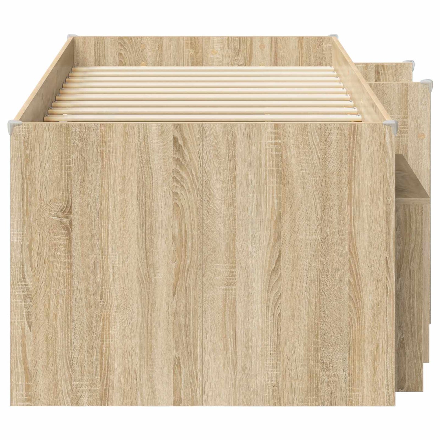 Struttura Letto Loft con Armadietto 3 pz Rovere Sonoma | homemem39