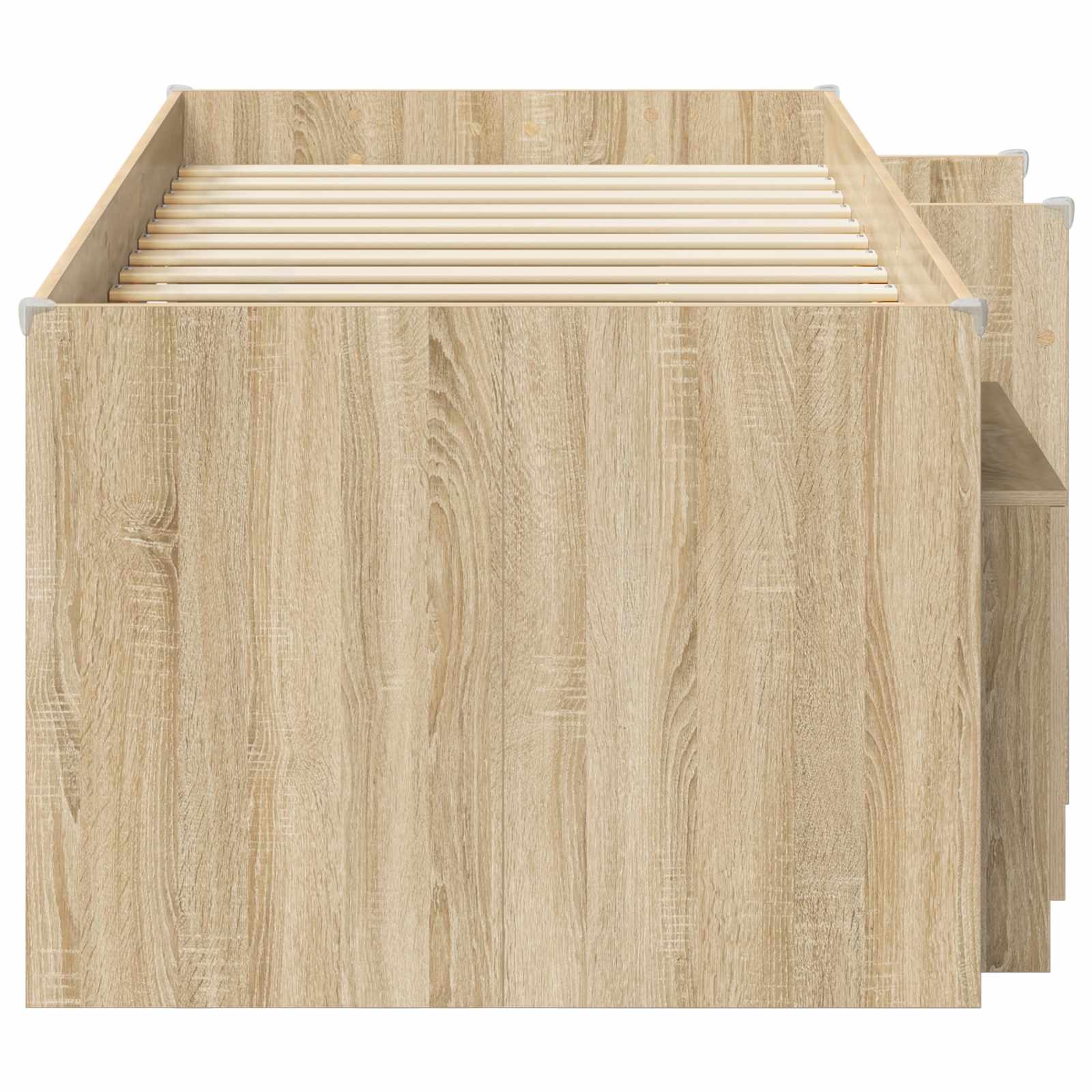 Struttura Letto Loft con Armadietto 3 pz Rovere Sonoma | homemem39