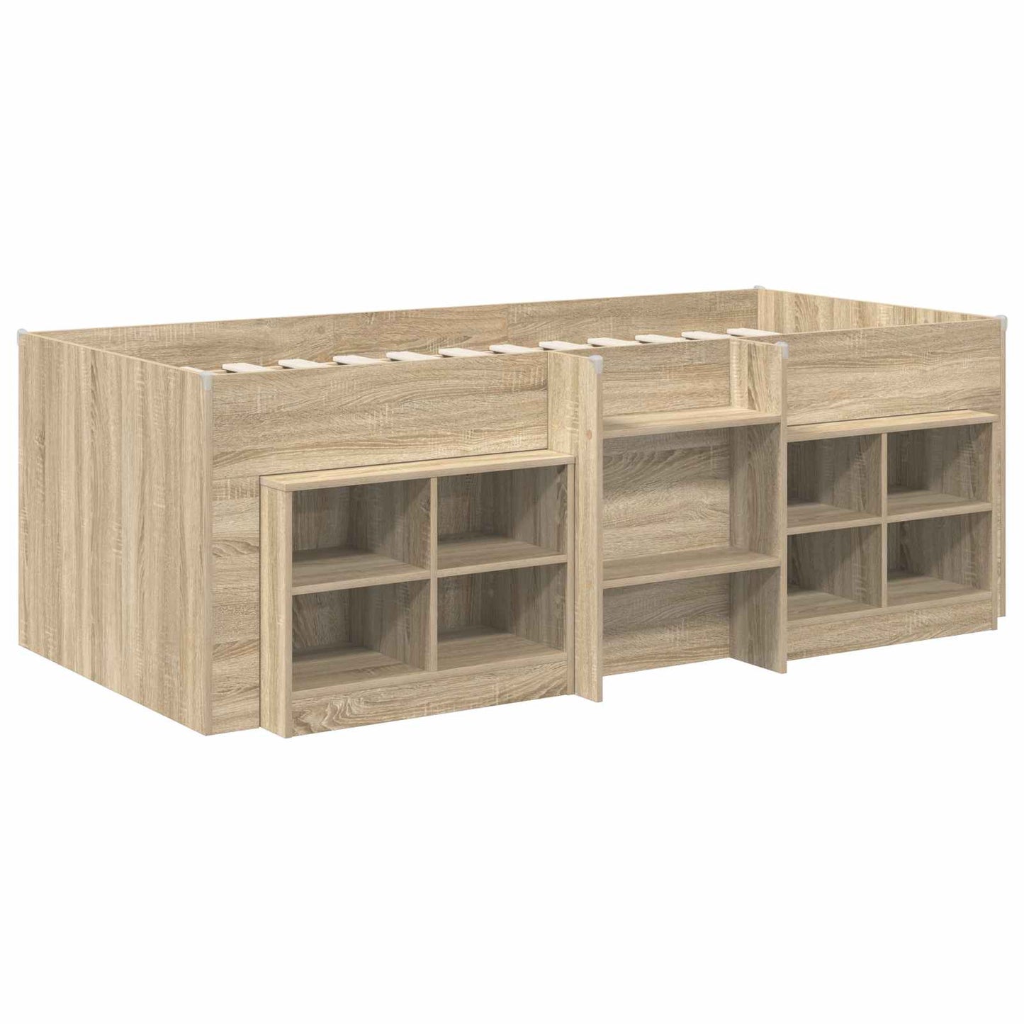 Struttura Letto Loft con Mobile 3 pz Rovere Sonoma | homemem39