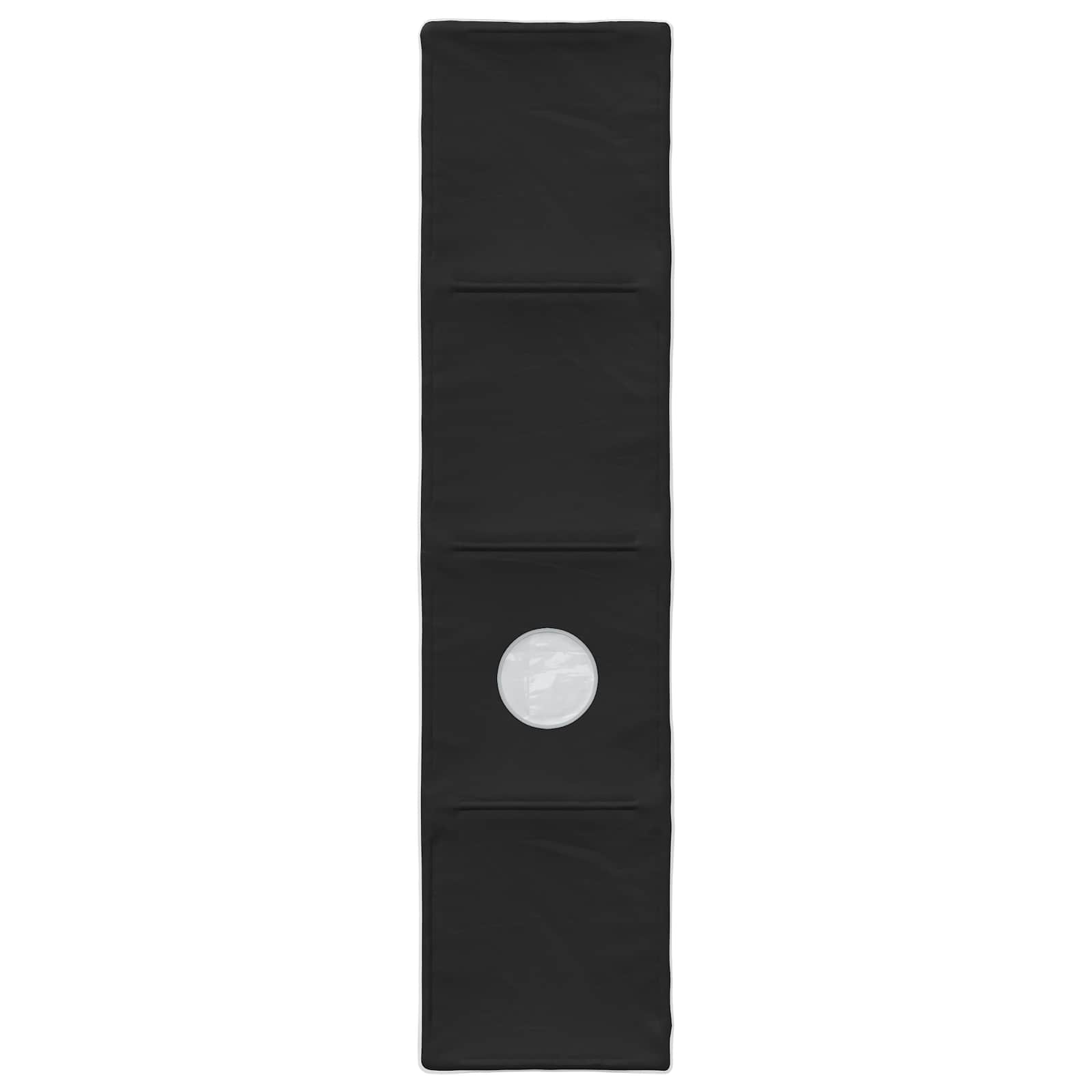 Letto con Tunnel 3 pz Bianco e Nero Legno ingegnerizzato | homemem39