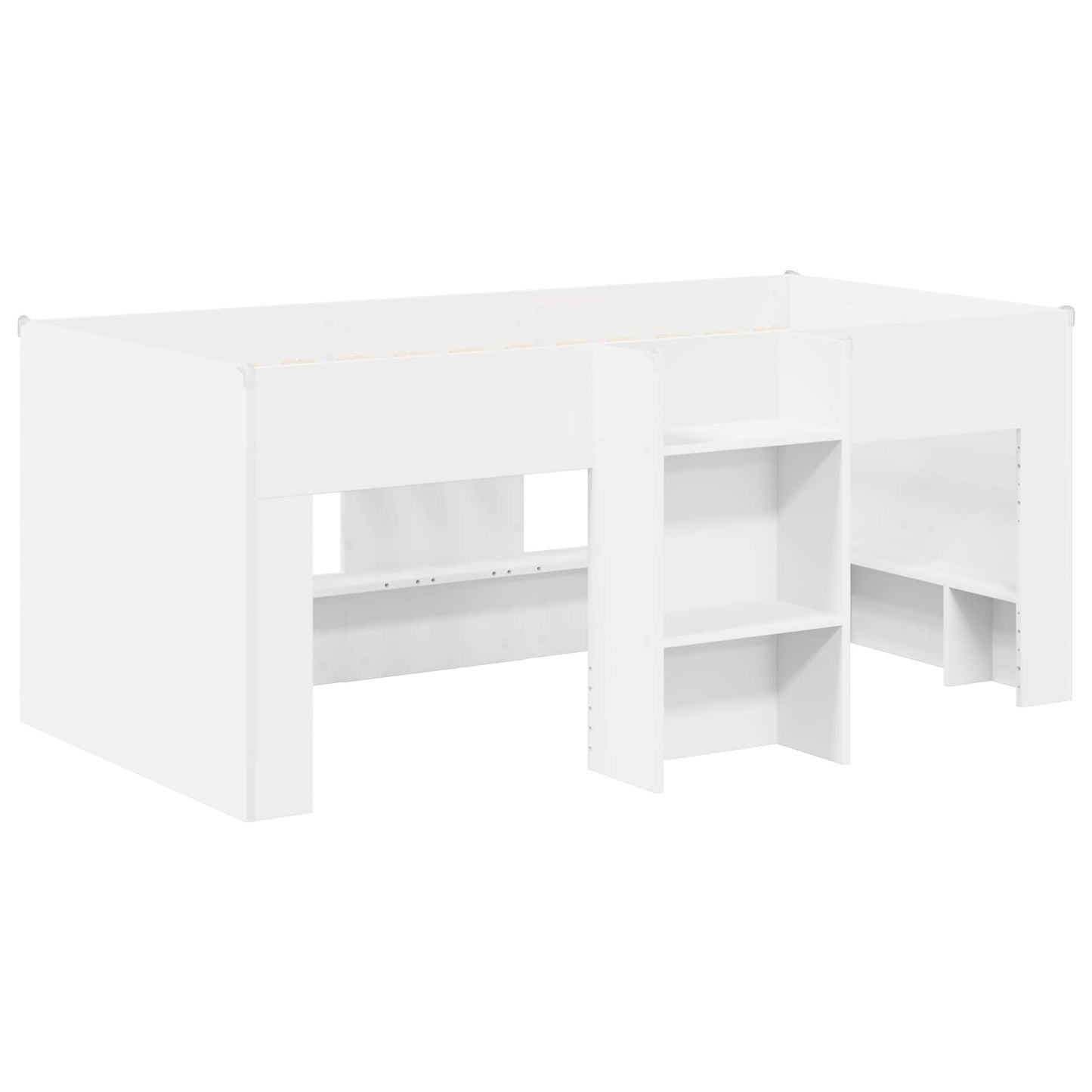 Letto con Tunnel 3 pz Bianco Legno ingegnerizzato | homemem39