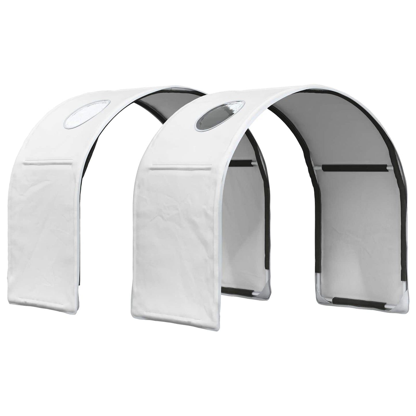 Letto con Tunnel 3 pz Bianco Legno ingegnerizzato | homemem39