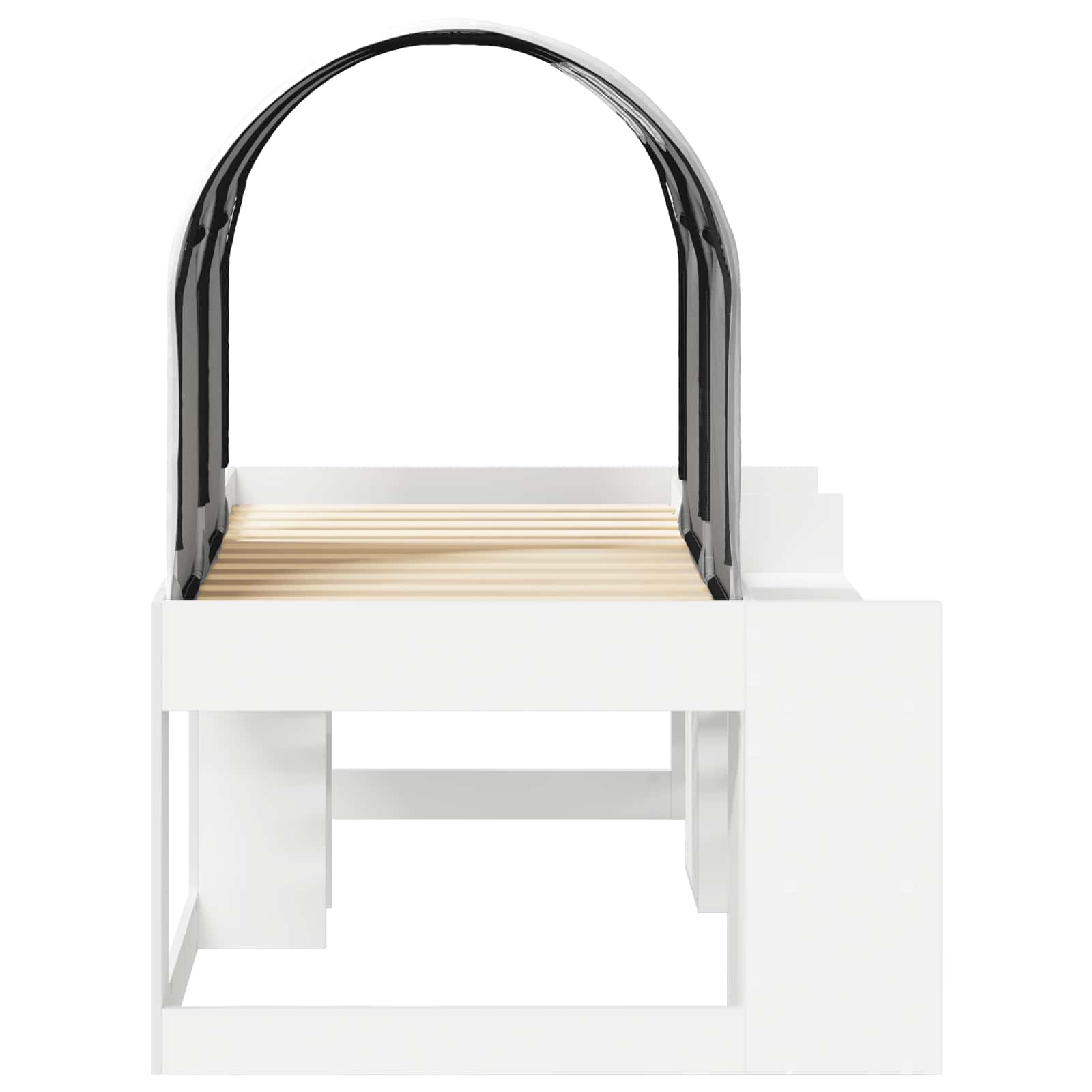 Letto con Tunnel 3 pz Bianco Legno ingegnerizzato | homemem39