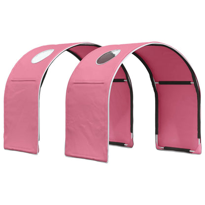 Letto con Tunnel 3 pz Rovere Sonoma e Rosa Legno ingegnerizzato | homemem39