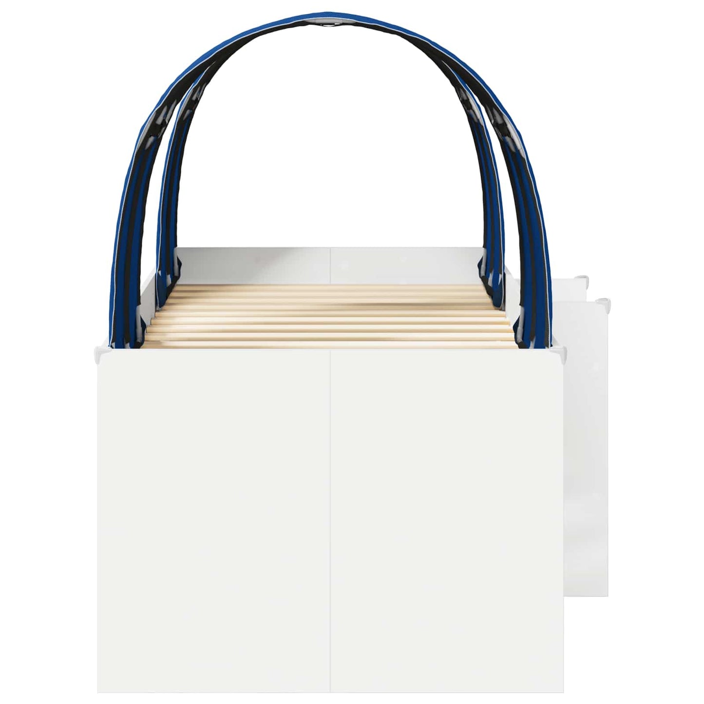Letto con Tunnel 4 pcs Bianco e Blu Legno ingegnerizzato | homemem39
