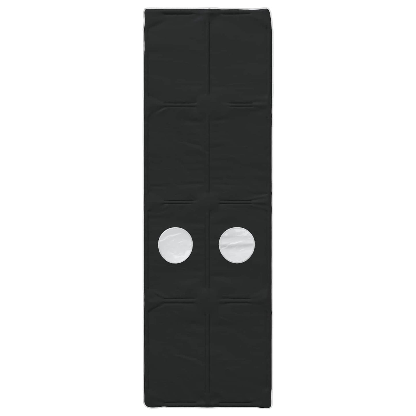 Letto con Tunnel 3 pz Bianco e Nero Legno ingegnerizzato | homemem39