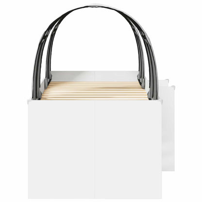 Letto Alto per Bambini con Tunnel 3 pz Bianco | homemem39