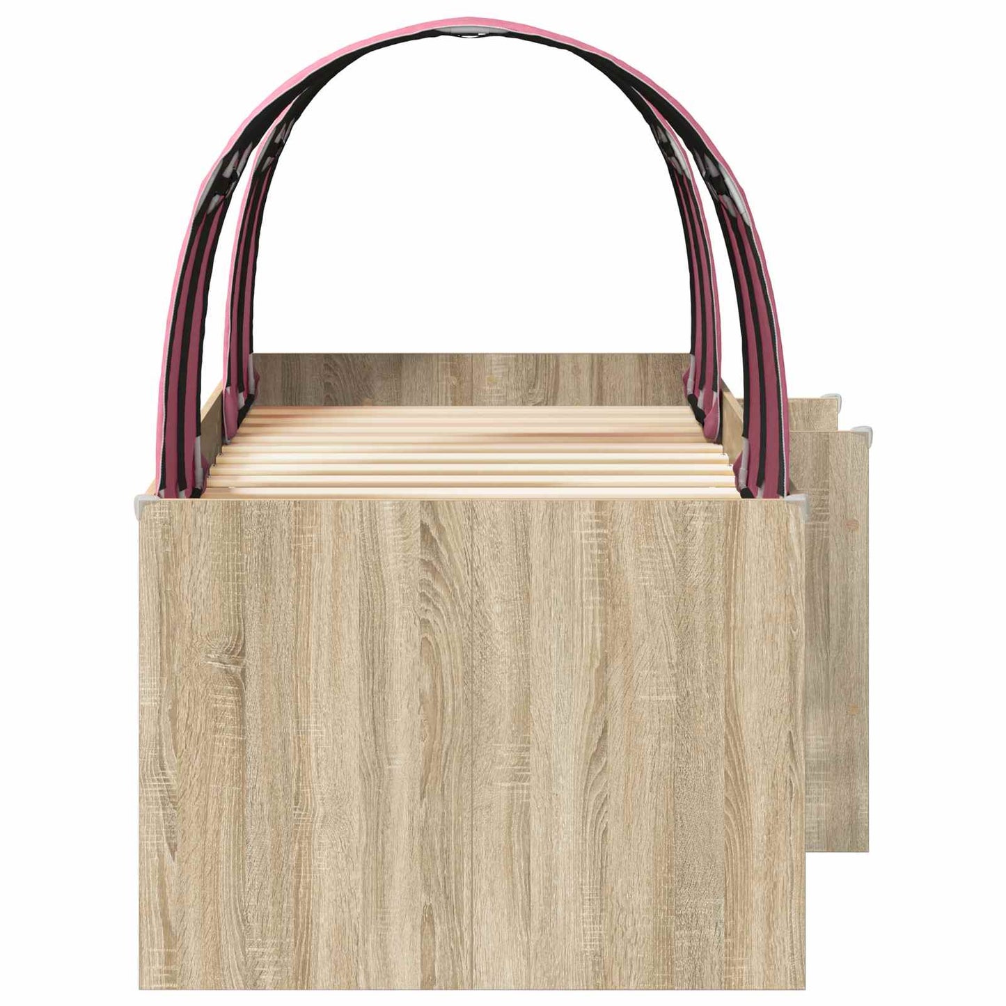 Letto con Tunnel 3 pz Rovere Sonoma e Rosa Legno ingegnerizzato | homemem39