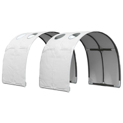 Letto con Tunnel 3 pz Bianco Legno ingegnerizzato | homemem39