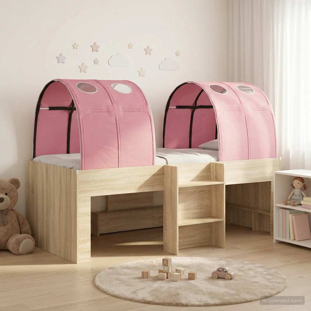 Letto con Tunnel 4 pcs Sonoma e Rosa Legno ingegnerizzato | homemem39