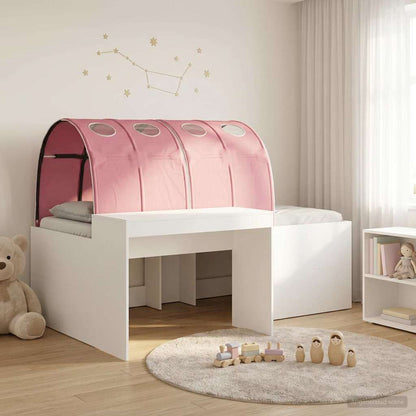 Letto con Tunnel 3 pz Rovere Artigianale e Rosa | homemem39