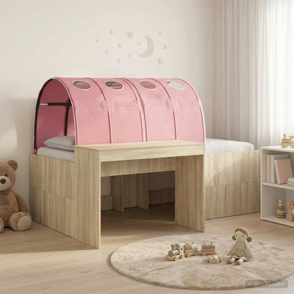 Letto con Tunnel 3 pz Rovere Artigianale e Rosa | homemem39