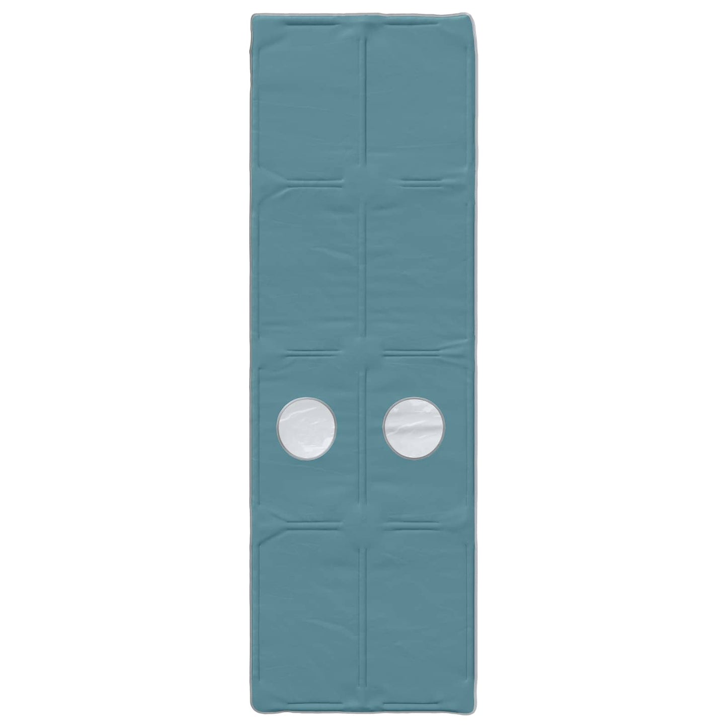 Letto con Tunnel 3 pz Bianco e azzurro Legno ingegnerizzato | homemem39