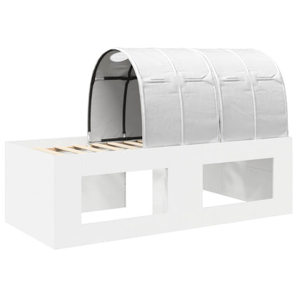 Letto con Tunnel 3 pz Bianco Legno ingegnerizzato | homemem39