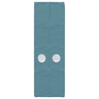 Letto con Tunnel 3 pz Rovere Artigianale e Blu Chiaro | homemem39