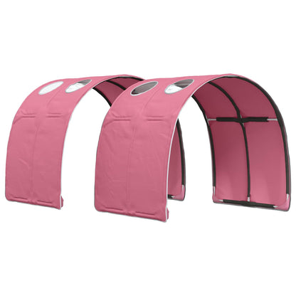 Letto con Tunnel 3 pz Rovere Artigianale e Rosa | homemem39