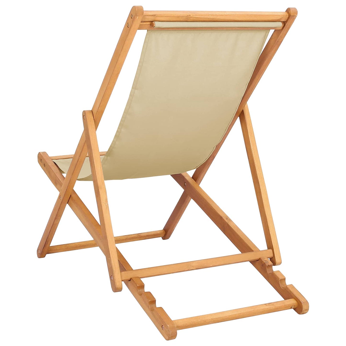 Sedia da spiaggia Beige Legno di teak solido | homemem39